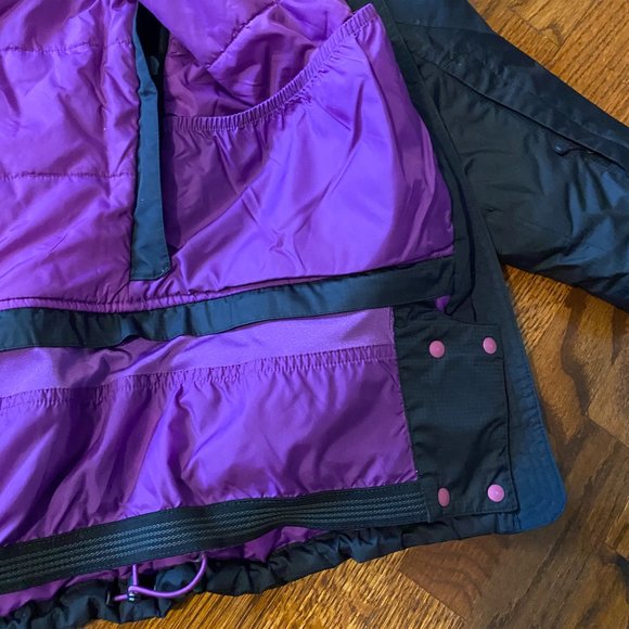 NWT Lands' End Black/Purple F(X) Primaloft Jacket — Size Medium - Picture 8 of 13